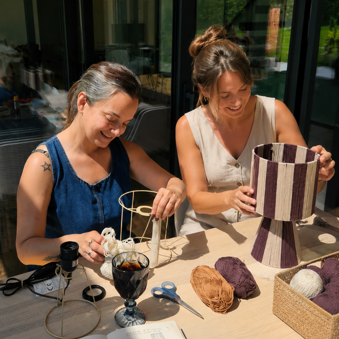 Lamp making workshop